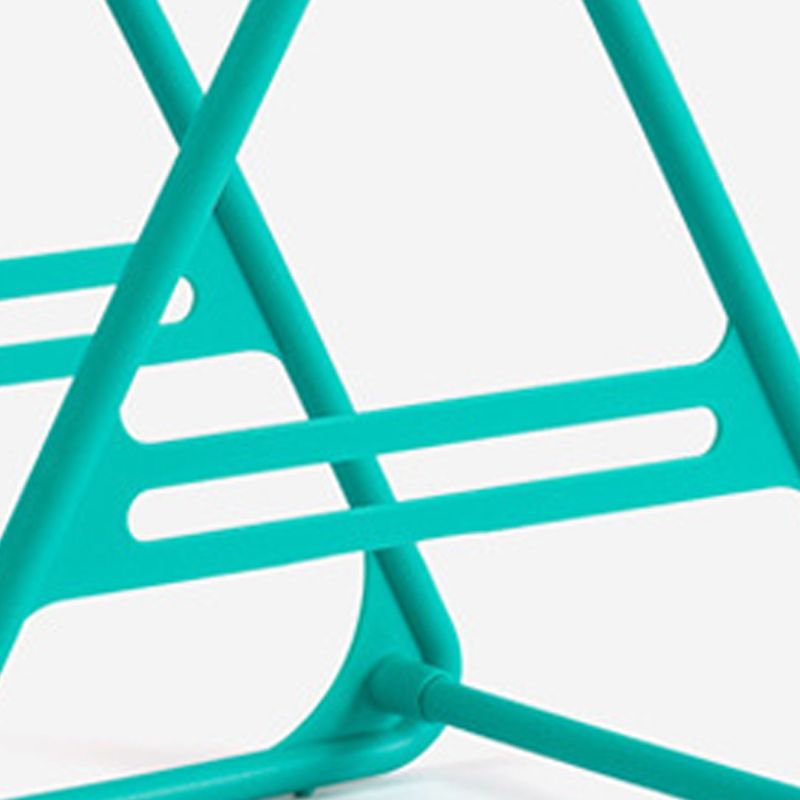 Hanger Storage Rack PP Triangular Rounded Design Shelf Multifunctional Organizer Green