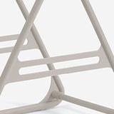 Hanger Storage Rack PP Triangular Rounded Design Shelf Multifunctional Organizer Gray