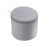 Underwear Wash Bag Bracket Mesh Zipper Underwear Bra Laundry Bag for Machine Washing Grey Fabric Grey Zipper