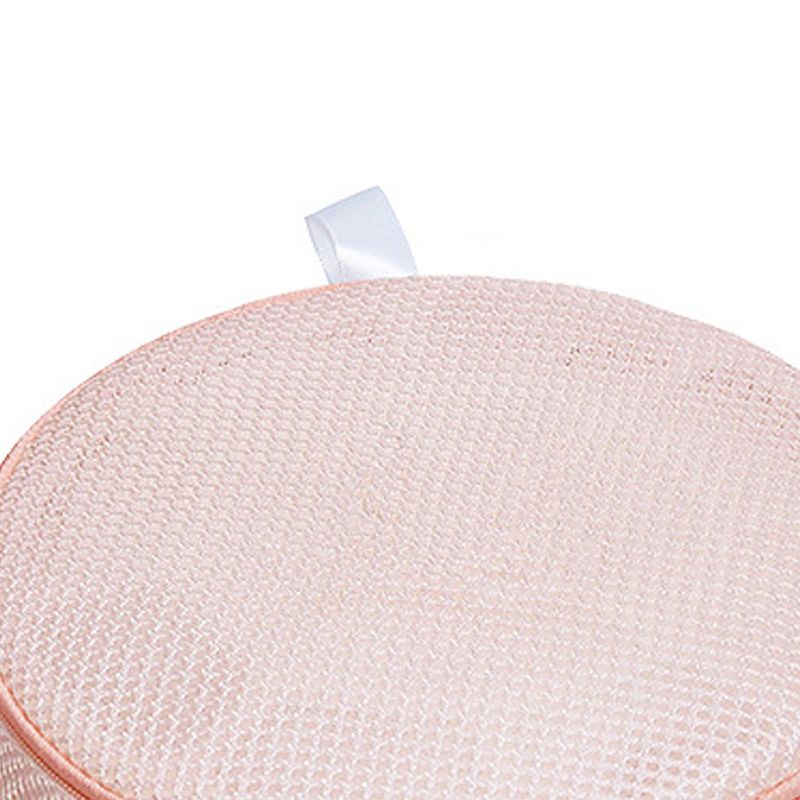 Underwear Wash Bag Bracket Mesh Zipper Underwear Bra Laundry Bag for Machine Washing Dusty Pink Fabric Dusty Pink Zipper