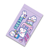Self Sealing Bag PET CCP Wear Resistant Safe Odorless Cute Pattern Practical Reusable Self Sealing Pouch Snack Bunny 22.3x13.5