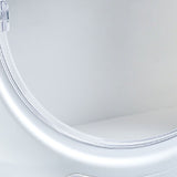Wall Mounted Makeup Storage Box Oval Shape Waterproof Moistureproof Cosmetic Box Makeup Storage Case 02 - Front View