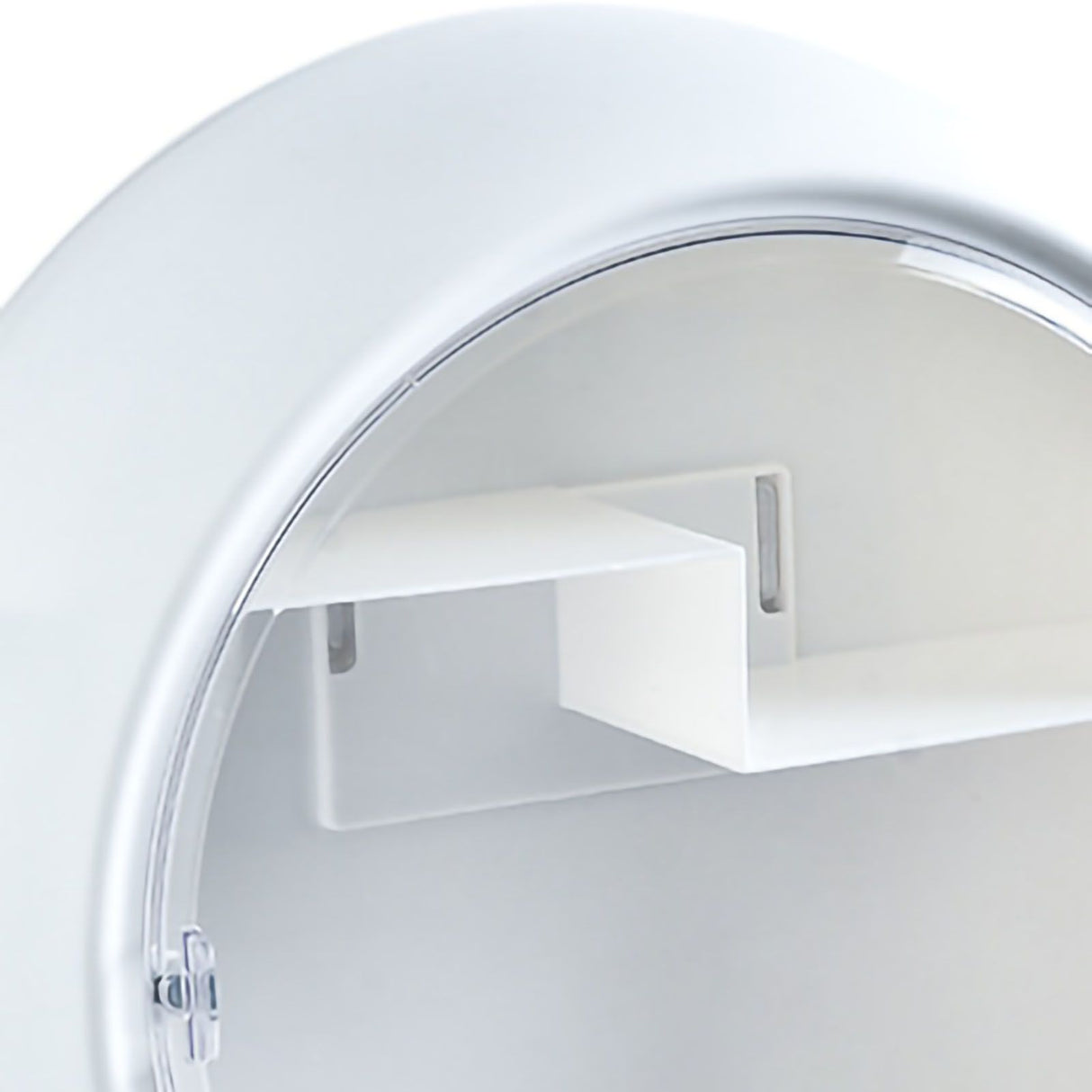 Wall Mounted Makeup Storage Box Oval Shape Waterproof Moistureproof Cosmetic Box Makeup Storage Case 02