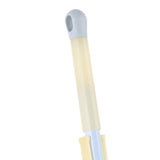 Kids Dustpan Set Soft Fur Plastic Small Broom Dustpan for Baby Kids Toys Kindergarten Yellow - Top-Down View