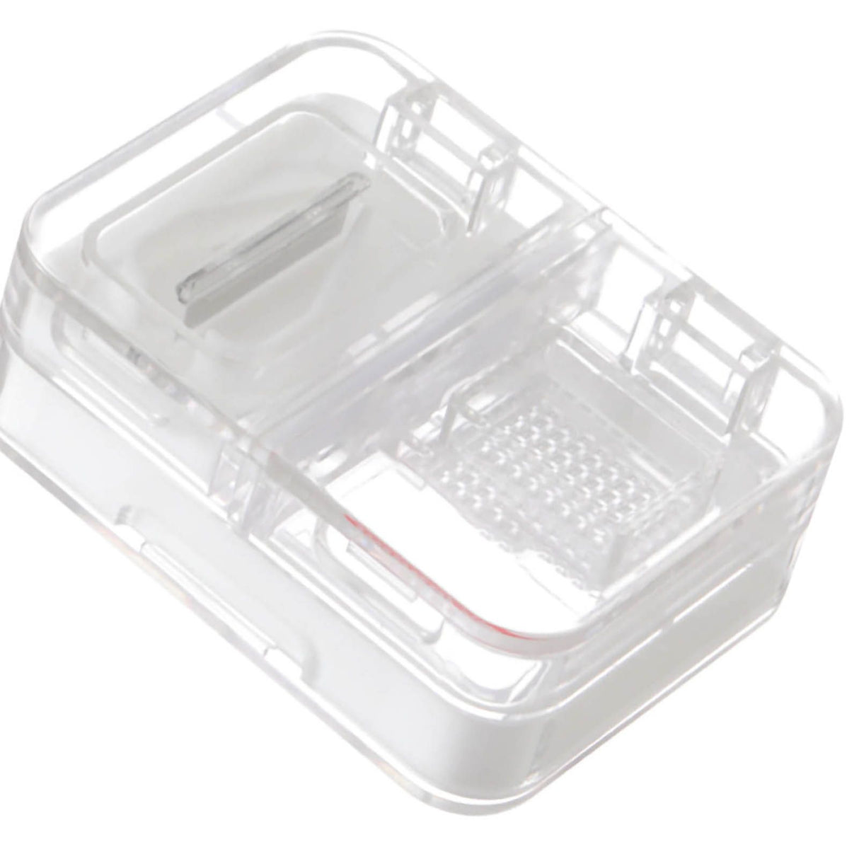 Portable Dispense Medicine Box Mini Small Pill Case Cutting Grinding Medicine Sealed Medicine Storage Box White