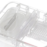Portable Dispense Medicine Box Mini Small Pill Case Cutting Grinding Medicine Sealed Medicine Storage Box White