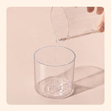 Face Foam Maker Portable Cleansing Foaming Cup Reusable Whip Bubble Maker for Travel White Gold - Side View