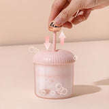 Face Foam Maker Portable Cleansing Foaming Cup Reusable Whip Bubble Maker for Travel Pink Gold