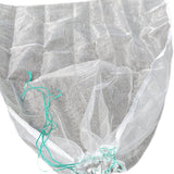Large Storage Mesh Bag Multifunctional Heavy Duty Large Nylon Woven Mesh Bag for Water Bottles Cans Beverage Bottles 2.4x1.4m 35kg Load - Side View