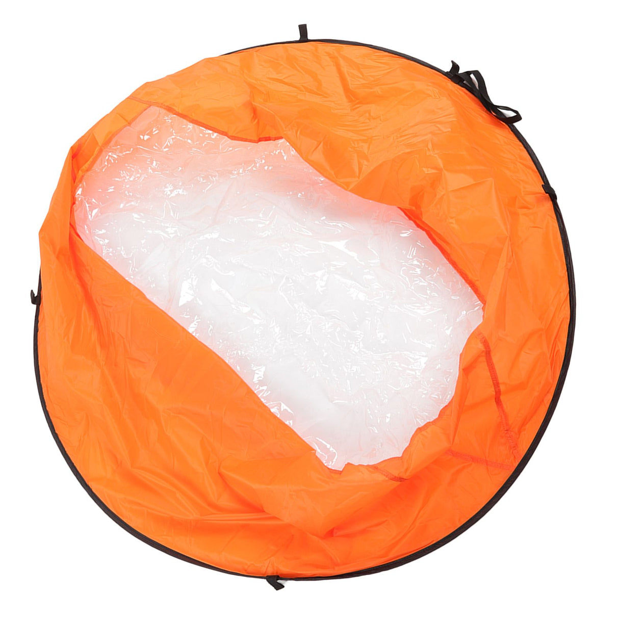 Foldable Kayak Boat Wind Sail EVA Reduced UV Radiation Portable Downwind Wind Paddle Sail for Outdoor Sport Orange
