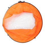 Foldable Kayak Boat Wind Sail EVA Reduced UV Radiation Portable Downwind Wind Paddle Sail for Outdoor Sport Orange