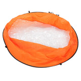 Foldable Kayak Boat Wind Sail EVA Reduced UV Radiation Portable Downwind Wind Paddle Sail for Outdoor Sport Orange