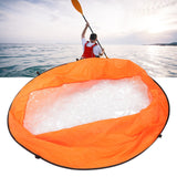 Foldable Kayak Boat Wind Sail EVA Reduced UV Radiation Portable Downwind Wind Paddle Sail for Outdoor Sport Orange - Extra Image