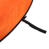 Foldable Kayak Boat Wind Sail EVA Reduced UV Radiation Portable Downwind Wind Paddle Sail for Outdoor Sport Orange - Extra Image