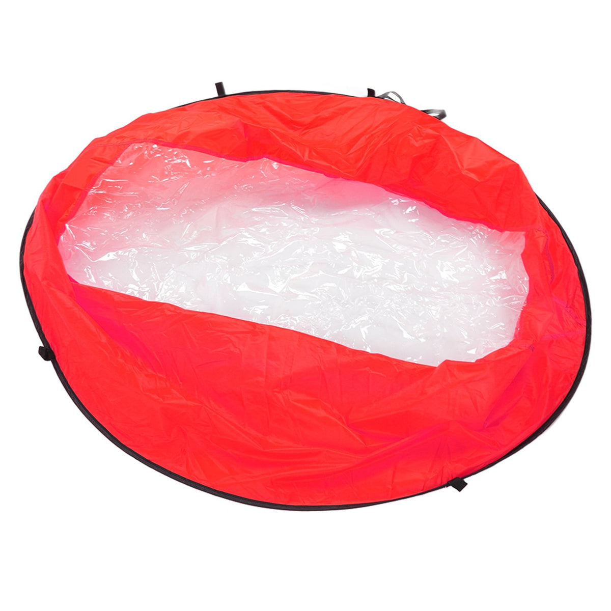 Foldable Kayak Boat Wind Sail EVA Reduced UV Radiation Portable Downwind Wind Paddle Sail for Outdoor Sport Red