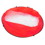 Foldable Kayak Boat Wind Sail EVA Reduced UV Radiation Portable Downwind Wind Paddle Sail for Outdoor Sport Red