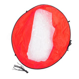 Foldable Kayak Boat Wind Sail EVA Reduced UV Radiation Portable Downwind Wind Paddle Sail for Outdoor Sport Red - Rear View