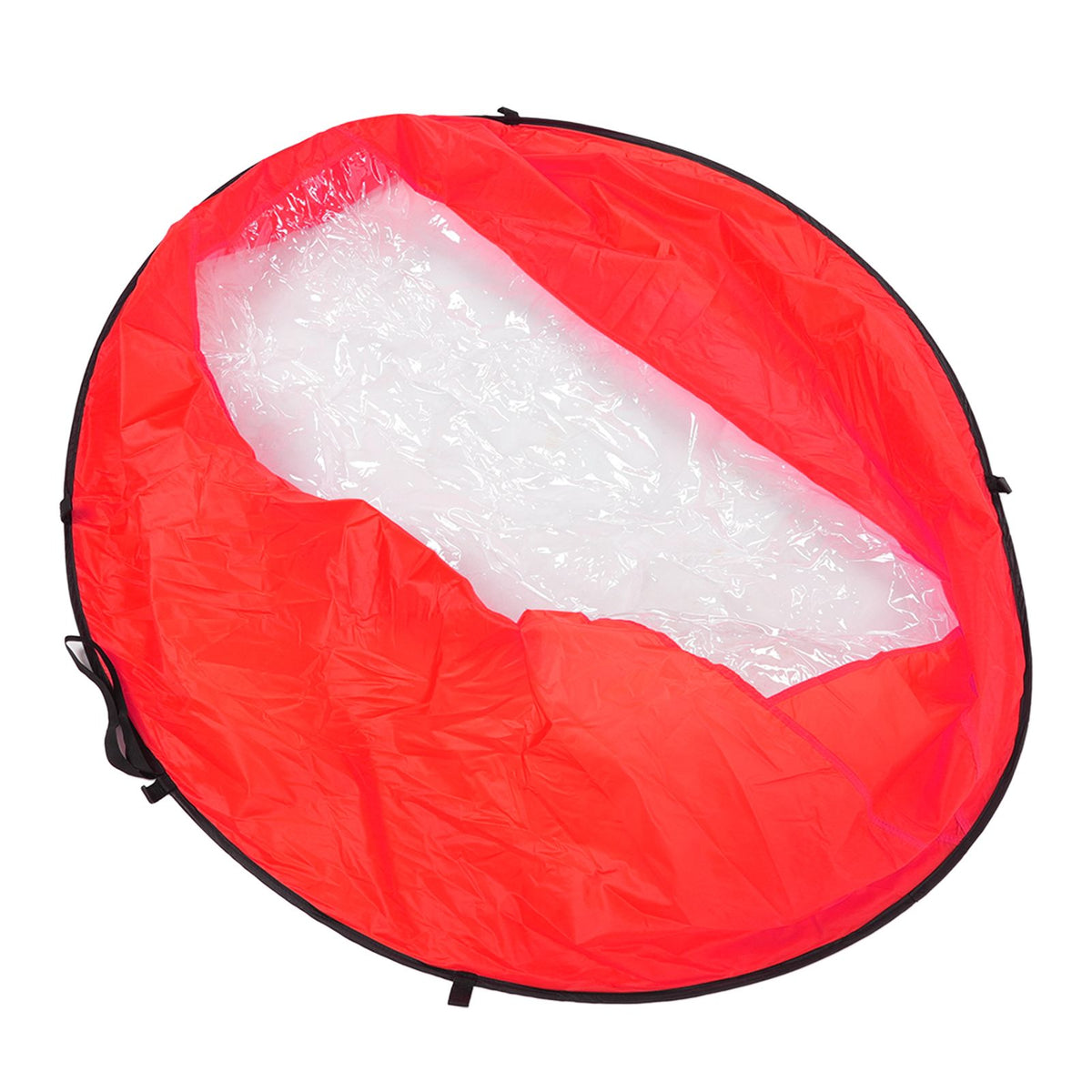 Foldable Kayak Boat Wind Sail EVA Reduced UV Radiation Portable Downwind Wind Paddle Sail for Outdoor Sport Red