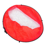 Foldable Kayak Boat Wind Sail EVA Reduced UV Radiation Portable Downwind Wind Paddle Sail for Outdoor Sport Red