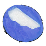 Foldable Kayak Boat Wind Sail EVA Reduced UV Radiation Portable Downwind Wind Paddle Sail for Outdoor Sport Blue - Close-Up Angle
