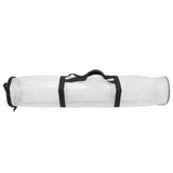 Clear Wrapping Paper Storage Bag Gift Wrap Organizer Waterproof Dustproof Gift Storage Bag Transparent White - Front View
