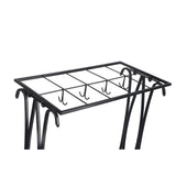 Umbrella Storage Rack Iron with Drip Tray 10 Holes 8 Hooks Umbrella Rack Stand for Home Hotel Lobby Black