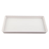 Umbrella Storage Rack Iron with Drip Tray 10 Holes 8 Hooks Umbrella Rack Stand for Home Hotel Lobby White - Close-Up Angle