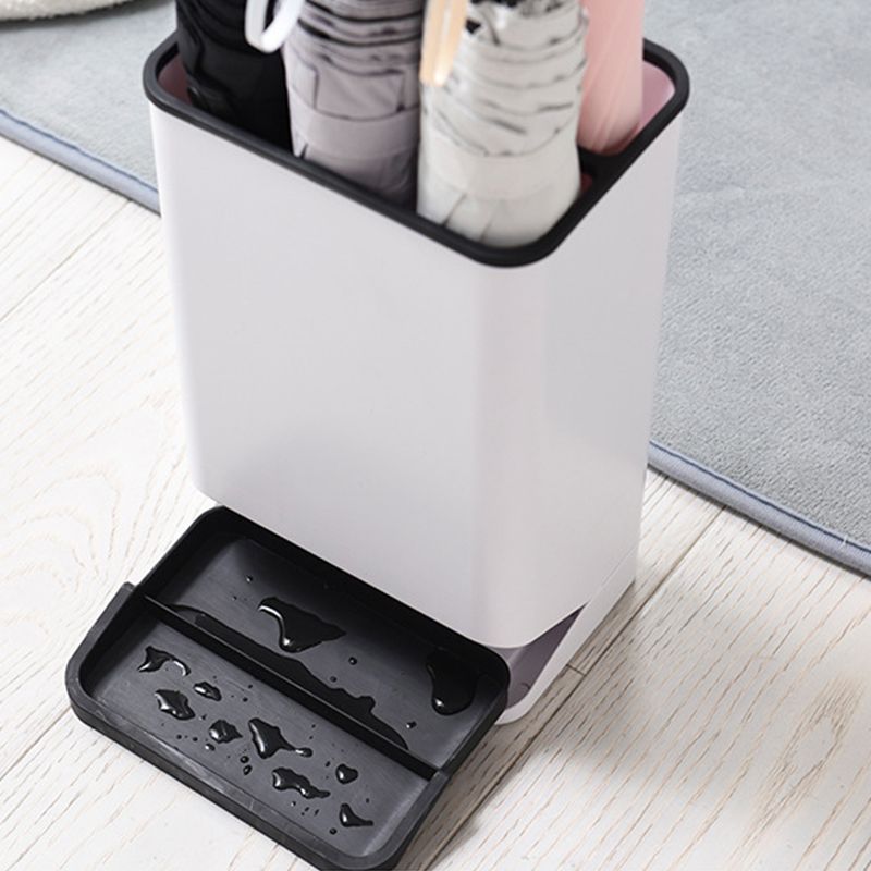 Umbrella Stand Removable Water Tray Convenient Umbrella Storage Rack for Hotel Lobby Black
