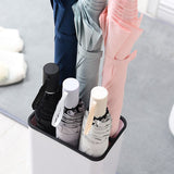 Umbrella Stand Removable Water Tray Convenient Umbrella Storage Rack for Hotel Lobby Black - Rear View