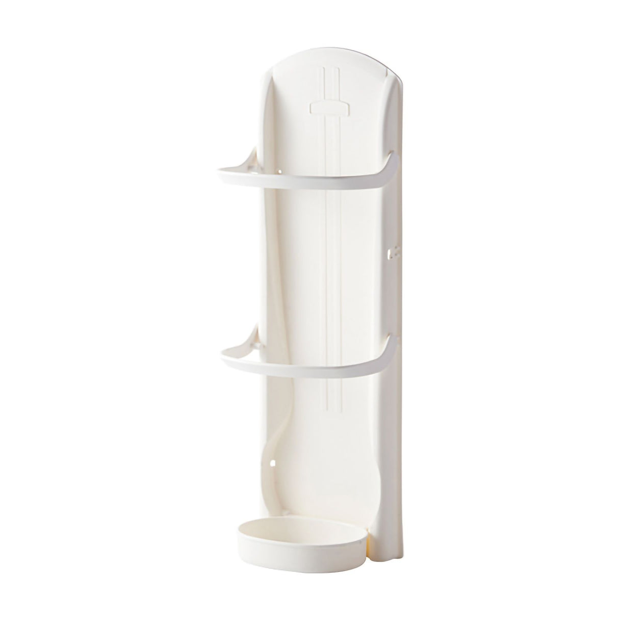 Wall Mounted Umbrella Stand Rack Punching Free Umbrella Holder with Removable Drip Tray for Household 4 Slot
