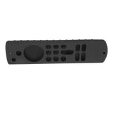 Remote Control Silicone Cover for Fire TV Stick Anti Slip Silicone Protective Case with Lanyard 3rd Gen Black - Side View