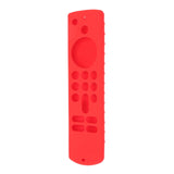 Remote Control Silicone Cover for Fire TV Stick Anti Slip Silicone Protective Case with Lanyard 3rd Gen Red - 45-Degree Angle