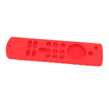 Remote Control Silicone Cover for Fire TV Stick Anti Slip Silicone Protective Case with Lanyard 3rd Gen Red