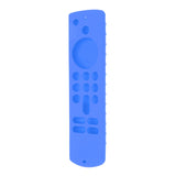 Remote Control Silicone Cover for Fire TV Stick Anti Slip Silicone Protective Case with Lanyard 3rd Gen Blue