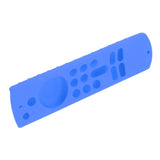 Remote Control Silicone Cover for Fire TV Stick Anti Slip Silicone Protective Case with Lanyard 3rd Gen Blue - 45-Degree Angle