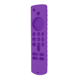 Remote Control Silicone Cover for Fire TV Stick Anti Slip Silicone Protective Case with Lanyard 3rd Gen Purple