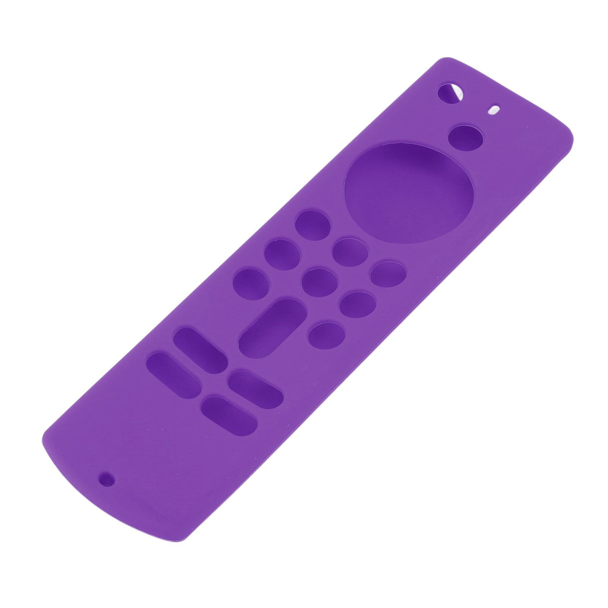 Remote Control Silicone Cover for Fire TV Stick Anti Slip Silicone Protective Case with Lanyard 3rd Gen Purple