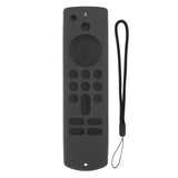 Remote Control Silicone Cover for Fire TV Stick Anti Slip Silicone Protective Case with Lanyard 3rd Gen Gray