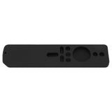 Silicone Protective Cover for Xiaomi TV Stick 4K Anti Slip Remote Control Case with Lanyard Black - Side View