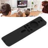 Silicone Protective Cover for Xiaomi TV Stick 4K Anti Slip Remote Control Case with Lanyard Black