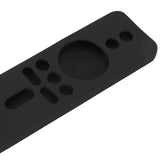 Silicone Protective Cover for Xiaomi TV Stick 4K Anti Slip Remote Control Case with Lanyard Black