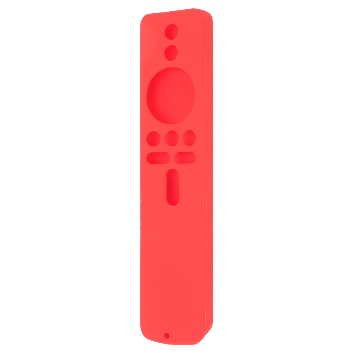 Silicone Protective Cover for Xiaomi TV Stick 4K Anti Slip Remote Control Case with Lanyard Red
