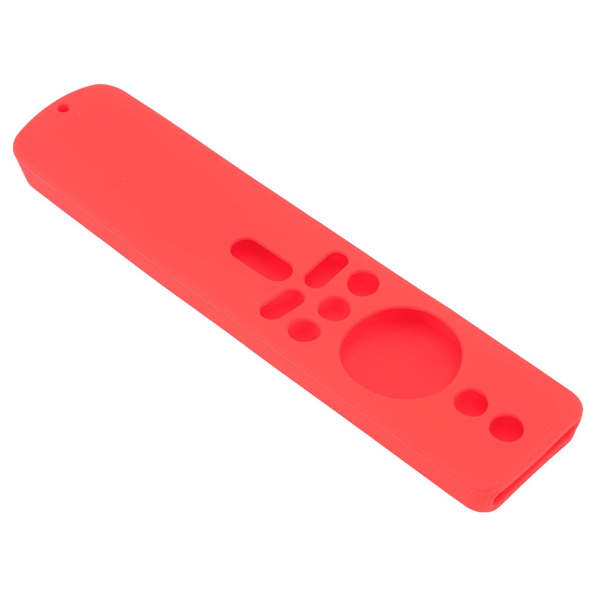 Silicone Protective Cover for Xiaomi TV Stick 4K Anti Slip Remote Control Case with Lanyard Red