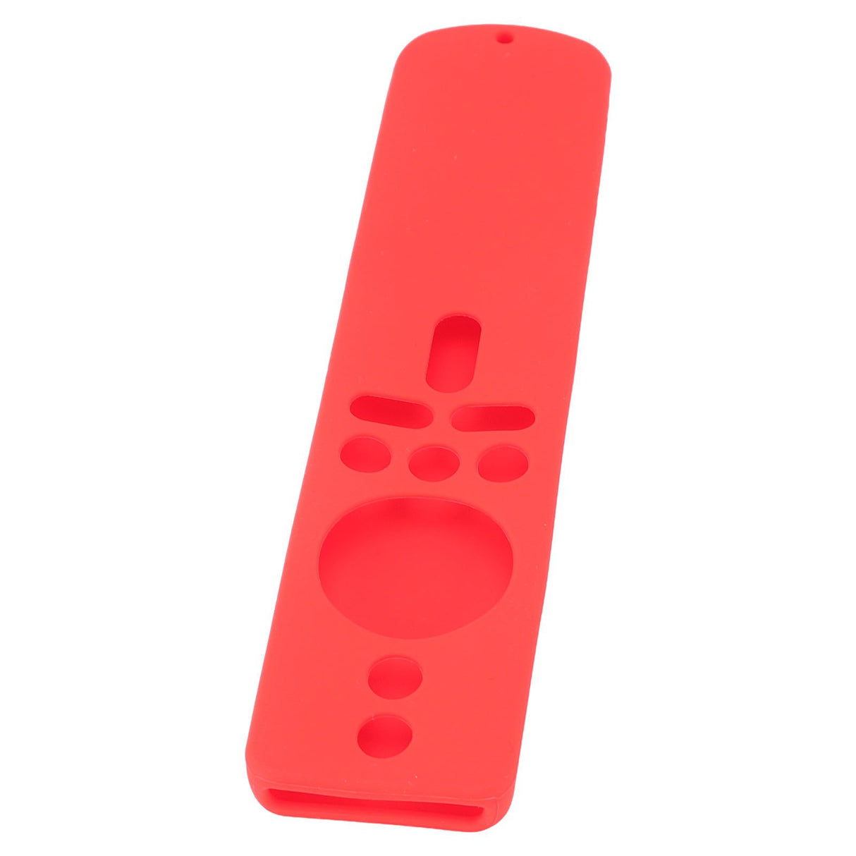 Silicone Protective Cover for Xiaomi TV Stick 4K Anti Slip Remote Control Case with Lanyard Red