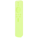 Silicone Protective Cover for Xiaomi TV Stick 4K Anti Slip Remote Control Case with Lanyard Fluorescent Green