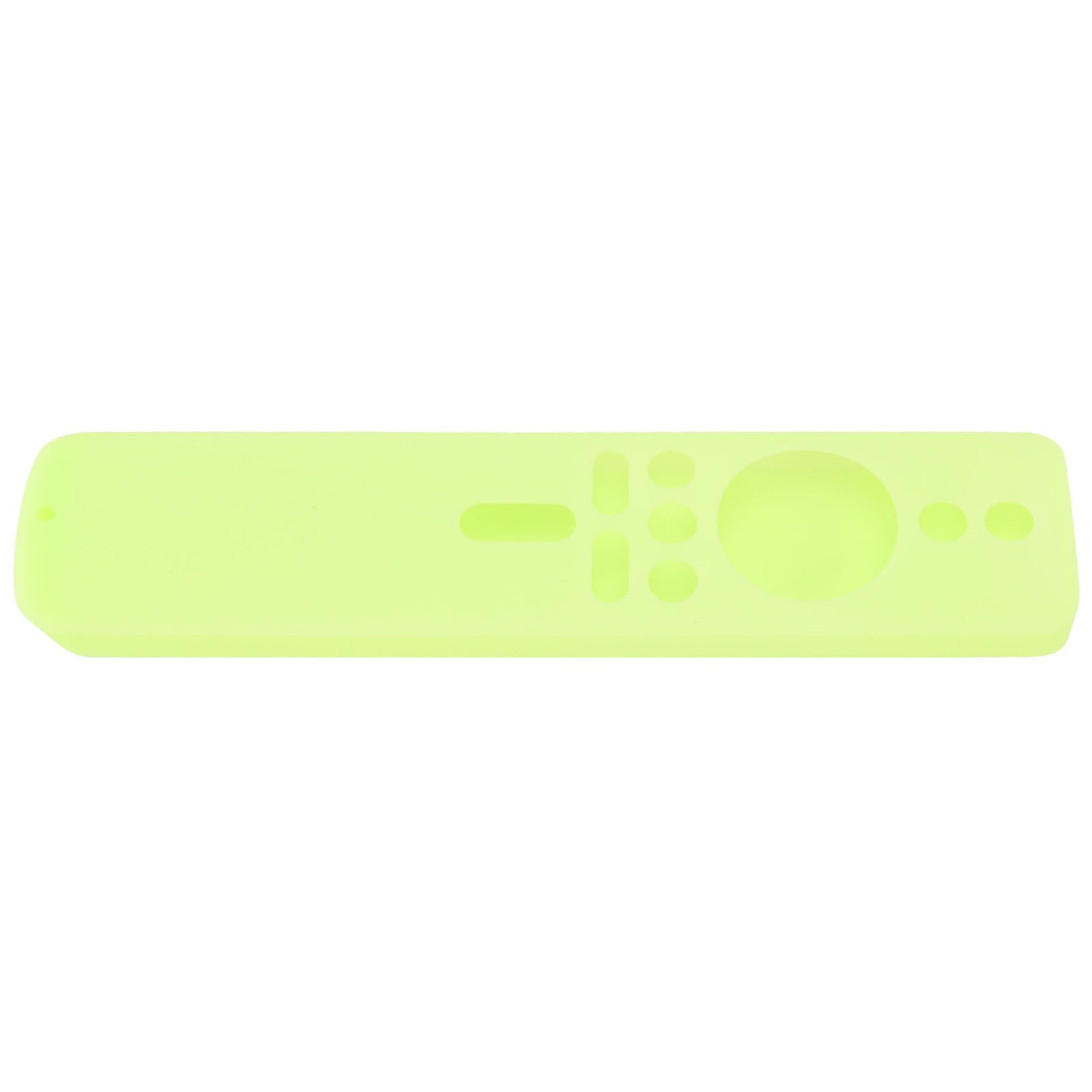 Silicone Protective Cover for Xiaomi TV Stick 4K Anti Slip Remote Control Case with Lanyard Fluorescent Green