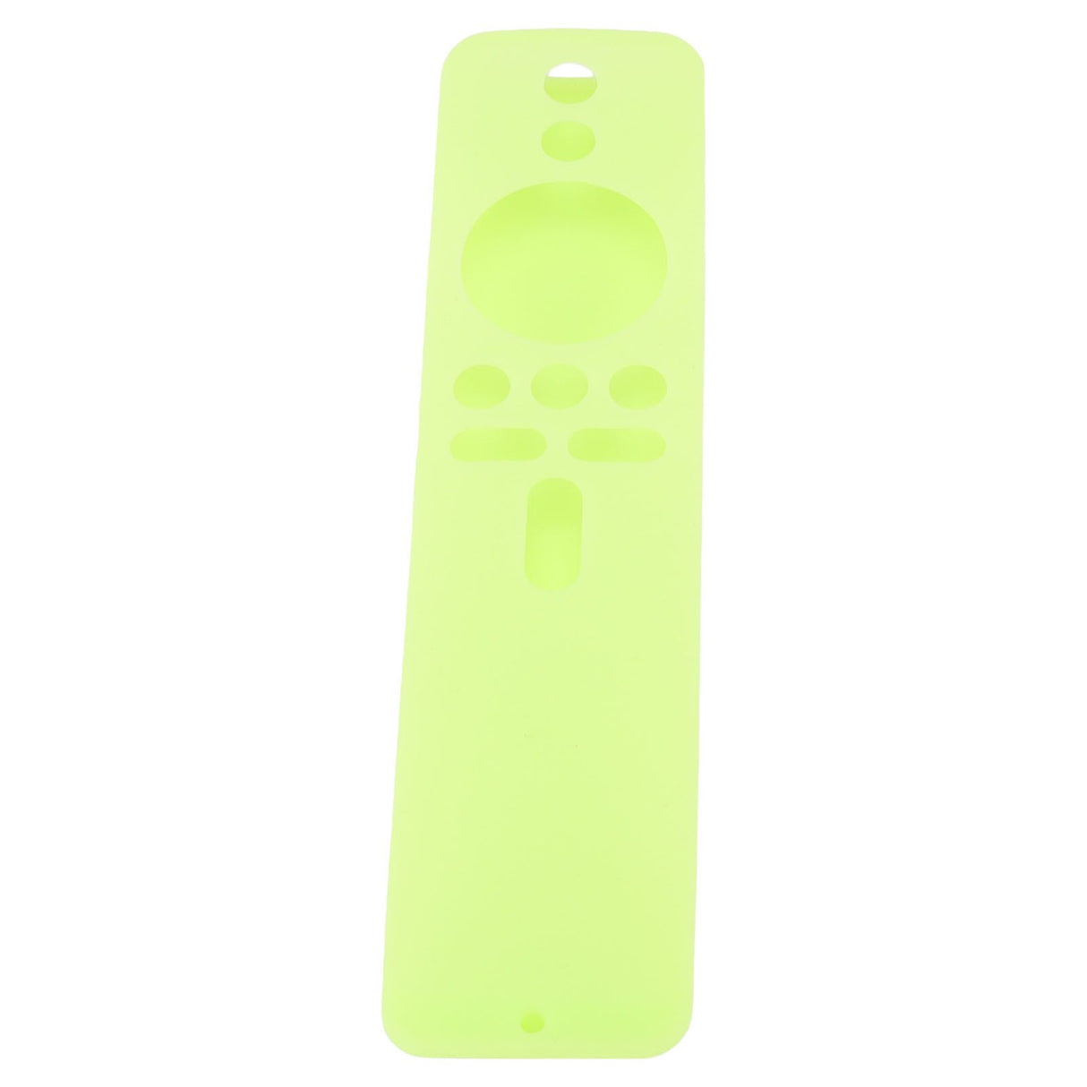 Silicone Protective Cover for Xiaomi TV Stick 4K Anti Slip Remote Control Case with Lanyard Fluorescent Green