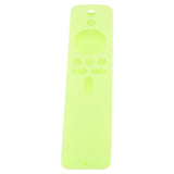 Silicone Protective Cover for Xiaomi TV Stick 4K Anti Slip Remote Control Case with Lanyard Fluorescent Green