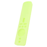Silicone Protective Cover for Xiaomi TV Stick 4K Anti Slip Remote Control Case with Lanyard Fluorescent Green