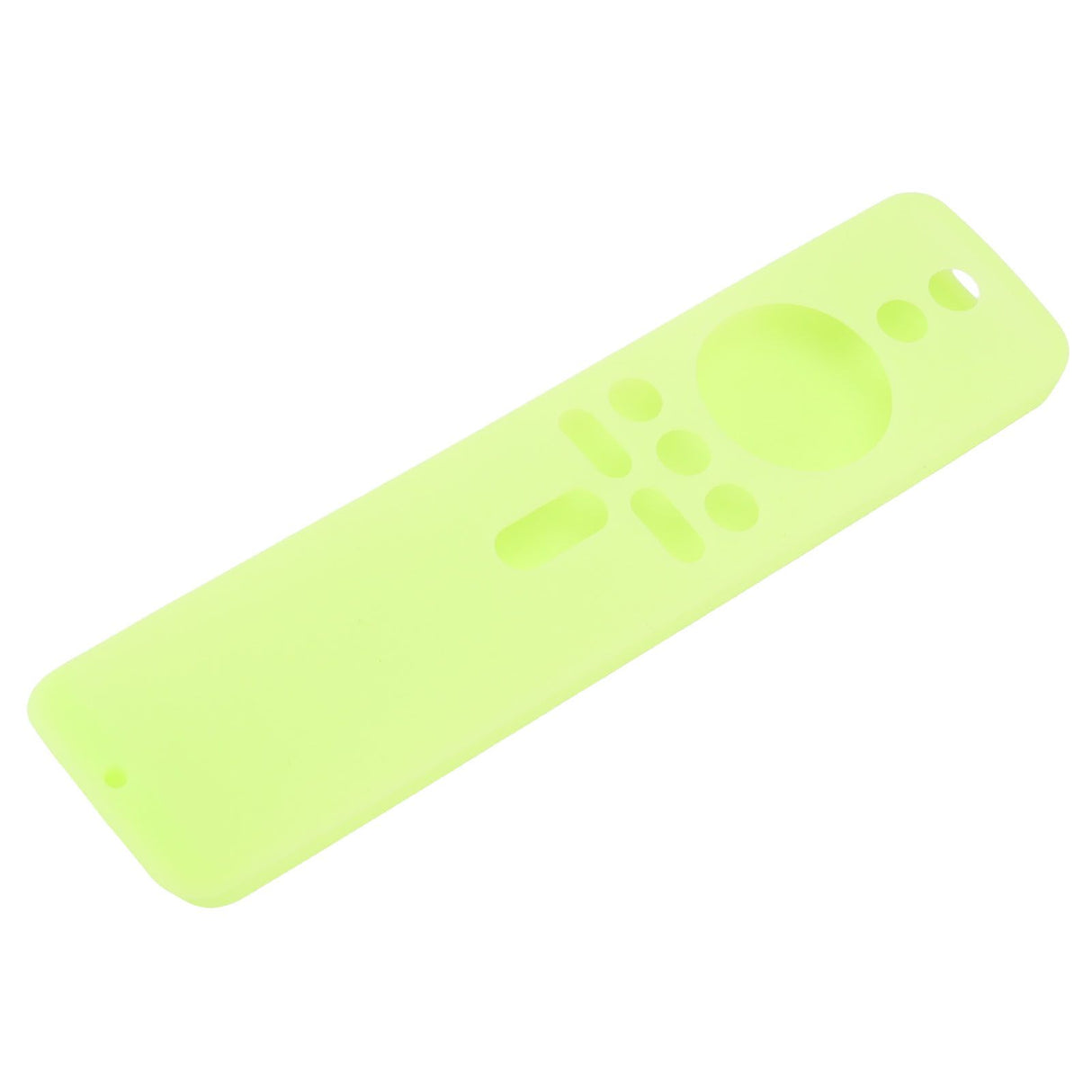 Silicone Protective Cover for Xiaomi TV Stick 4K Anti Slip Remote Control Case with Lanyard Fluorescent Green